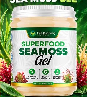 Superfood Sea Moss Gel jar